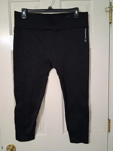 SPORTS ILLUSTRATED Women's SZ 3X Nylon/Spandex Black Athletic Leggings READ - Picture 1 of 4