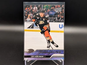 2023-24 Upper Deck Series 2 LEO CARLSSON #468 Young Guns RC Anaheim Ducks - Picture 1 of 2