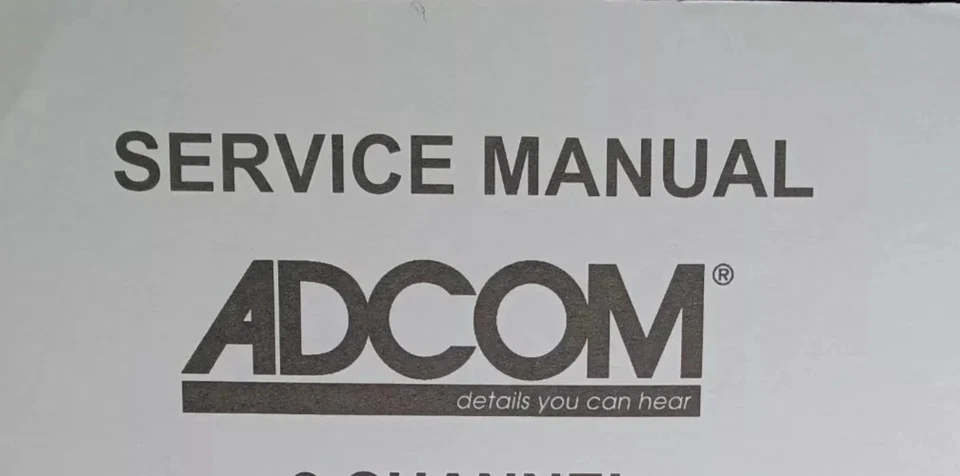 Adcom GFA-535 II 2 Channel Power Amplifier