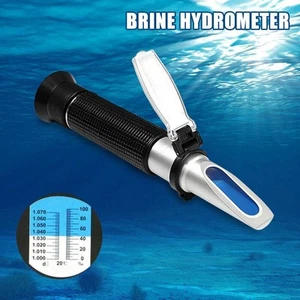 Handheld Refractometer for Marine Aquarium Fish Tank Salinity Testing Salt Meter - Picture 1 of 12