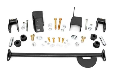 Kit de inversión de grillete de resorte delantero Rough Country para Jeep CJ 5059 76-86 Foto 1 de 4