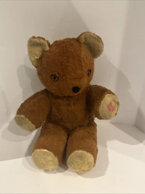 Vintage Knickerbocker Teddy Kuddles Bear 13 inch New York USA Plush Toy.TLC Read - Image 1 of 4