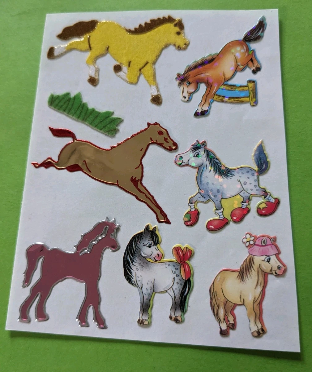 Hobbyfun 3D XXL-Sticker Pferde II – Großer Aufkleber Für Kinderzimmer & Mehr