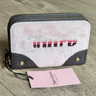 Cartera Juicy Couture Retro Ambiente Doble Mediana Cremallera Alrededor Polvoriento Rubor/Chocolate Foto 1 de 4