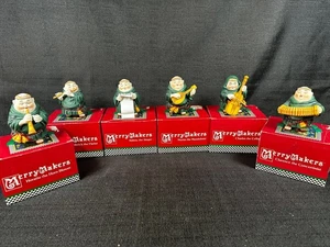 Dept. 56 Merry Makers Lot of 6 Music Flutist Cello Horn Singing Retired Monks - Picture 1 of 11