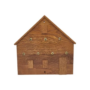 Genuine Ozark Grown Harvest Oak Wall Hanging Wooden House Key Holder NativeWood - Picture 1 of 9