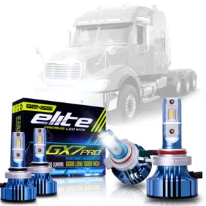 LED Pro Conversion Bulb Kit for Freightliner Columbia Headlights Lamp Low High - Bild 1 von 11