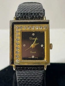 Reloj de cuarzo para dama Xanadu - diamante sintético y oro - batería nueva - Imagen 1 de 4