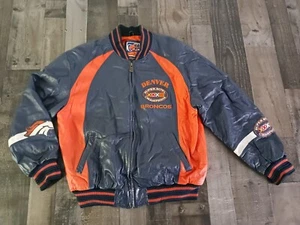 Super Bowl XXXII Carl Banks/Wilson's Leather Denver Bronco Jacket, Medium - Picture 1 of 12