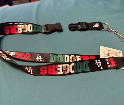 Los Angeles Dodgers MEXICAN COLORS Lanyard MLB LICENSED - Image 1 of 2