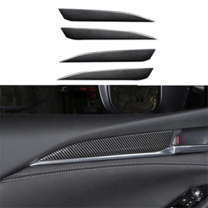 For Mazda 6 Atenza 2018-2021 Carbon Fiber Car Inner Door Panel Trim Cover Strip - Picture 1 of 4