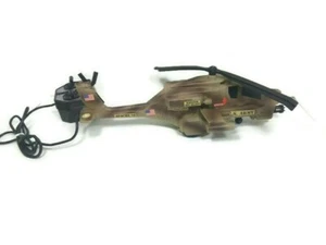 1998 Apache 18 Rescue Helicopter Toy with Wired Remote Light and Sounds 15" - Picture 1 of 12