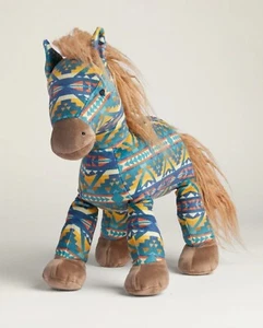 NEW! Pendleton BUCKY Stuffed Animal Plush HORSE NWT!! BlueYellow Gray Multicolor - Picture 1 of 6