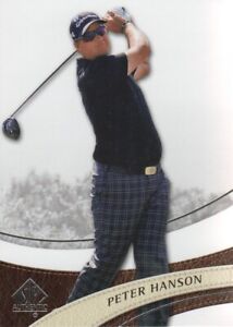 2014 SP Authentic Golf Card #3 Peter Hanson