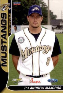 2006 Martinsville Mustangs Choice #14 Andrew Majoros Coconut Creek Florida Card