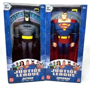 NEW Set Of 2 Justice League Action Figures By Mattel Batman & Superman - Picture 1 of 4