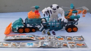 COMPLETE Matchbox Mega Rig Snow Monster Make Adventure Playset Set Ice Truck - Picture 1 of 14