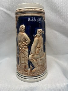 VTG Hand-painted W German Beer Stein "Auf Der Alm" - Wales China Japan, Pre-1989 - Picture 1 of 3