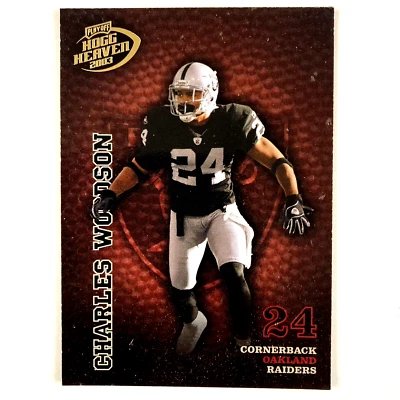 Charles Woodson 2003 Playoff Hogg Heaven Card #106 NFL Oakland Raiders - Image 1 of 2