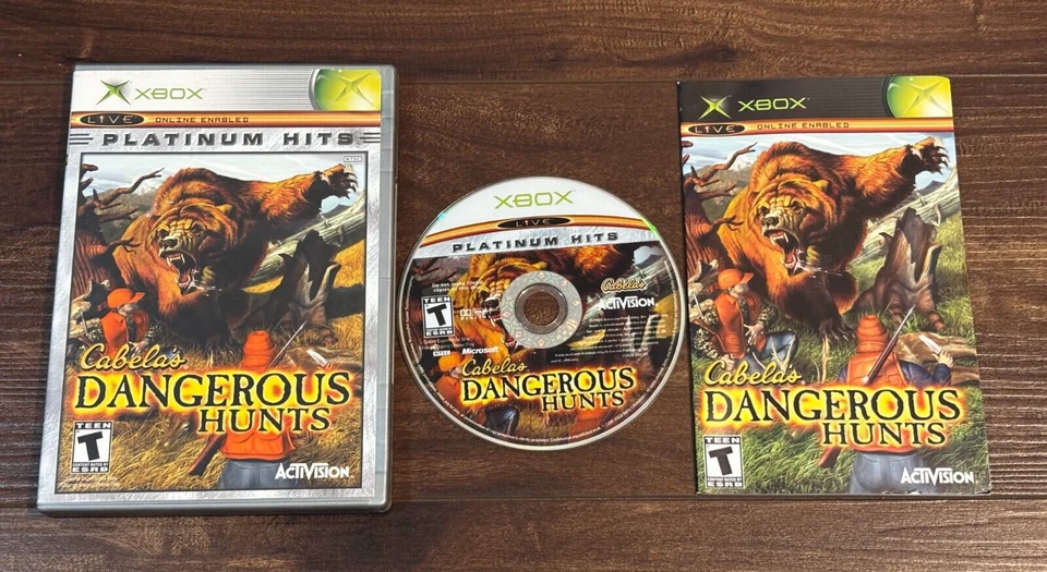 Cabela's Dangerous Hunts Complete Game W/ Case Manual XBOX - TESTED - Fast - Image 1 of 1