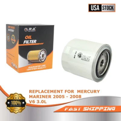 High Performance Spin-on Oil Filter for MERCURY MARINER 2005 - 2008 V6 3.0L - Image 1 of 4