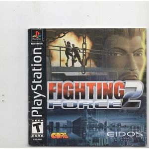 Fighting Force 2 PS1 MANUAL ONLY Authentic NO TRACKINzG - Picture 1 of 1