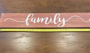 home decor wood rustic kitchen family Sign 1263 - Picture 1 of 5