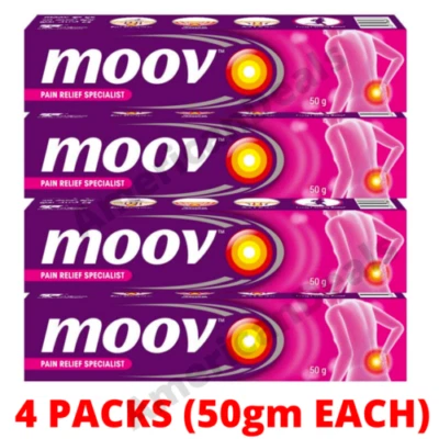 4x Moov Crema Rápida para Aliviar el Dolor Muscular y el Dolor Articular con Aceite de Nilgiri para 50 g Foto 1 de 4