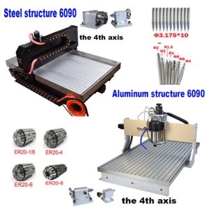 6090 4axis CNC Engraver Machine 2200W Wood Metal Steel Cutting Milling Machine - Picture 1 of 13