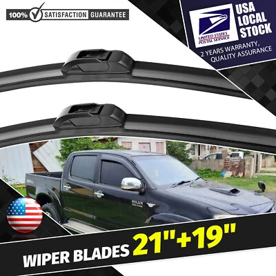 Juego de 2 escobillas limpiaparabrisas calidad OEM 21"+19" para Honda CR-V 1997-2006 EE. UU. Foto 1 de 4