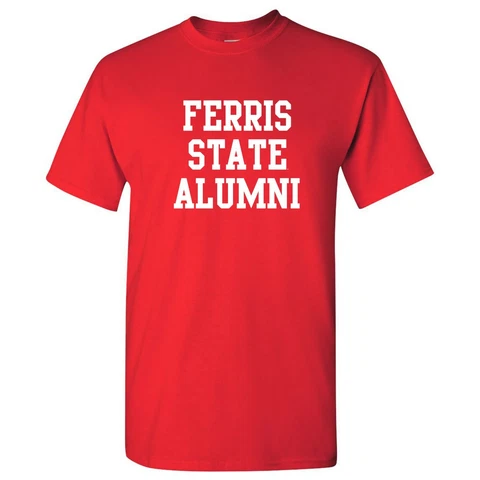 Ferris State Bulldogs Alumni Block T-Shirt - Red Cover