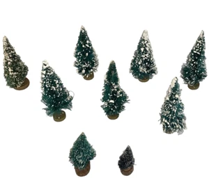 Cepillo de cerdas nevadas Christmas Village pinos - Imagen 1 de 19