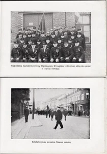 RARE: 1st LITHUANIAN Railway FIRE FIGHTING Relay Race MEMORABLE PHOTO ALBUM 1934 - Picture 1 of 13