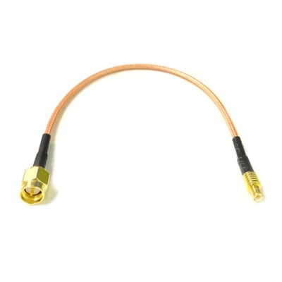 6inch RF coaxial pigtial cable SMA male plug to MCX male straight RG316 15CM NEW - Image 1 of 4