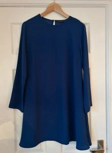 Womens M&S Blue Dress Size 10 - Picture 1 of 4