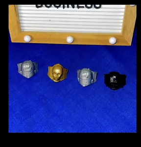 NEW Cake Toppers Star Wars Cupcake Rings C3-PO, Vader, R2-D2 - Picture 1 of 2