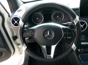 2019 Black & Silver Slip-On Style PU Steering Wheel Cover Perfect Fit Non-Slip - Picture 1 of 8