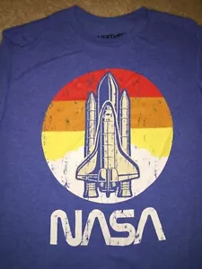 NASA BUZZ ALDRIN Shuttle Star MOON rocket Astronaut space USA MEN'S New T-Shirt - Picture 1 of 7