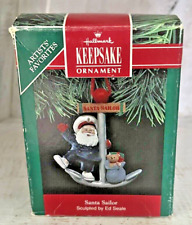1991 Hallmark Keepsake Santa Sailor  Christmas Ornament