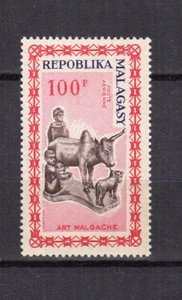 Madagascar 1964 poste aérienne art malgache Y&T 96 timbre MH /TE4304f - Bild 1 von 1