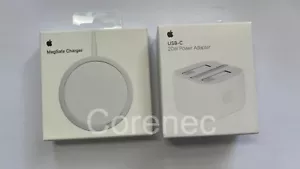 Caricabatterie wireless originale MagSafe Apple iPhone 15 14 13 12 11 Pro A2140 MHXH3ZM/A - Foto 1 di 11