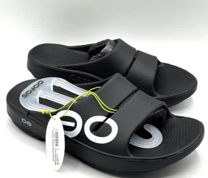 OOFOS OOahh Sport Unisex Nero US Uomo 10 Donna 12 ~ EU 43 - Foto 1 di 4