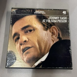 Johnny Cash - At Folsom Prison 7 1/2 CQ 1005 Reel Columbia Stereo Tape - Picture 1 of 3