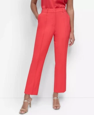 Pantalones de tiro medio DKNY para mujer Sandía Azúcar Foto 1 de 4