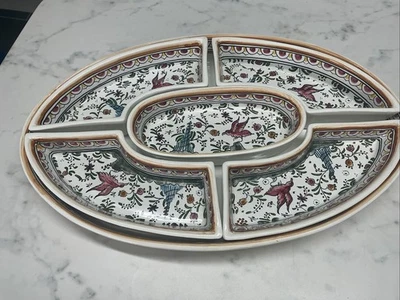 Vintage Portugal Pottery Hand Painted  casa infante d henrique Serving Dish - Image 1 of 4