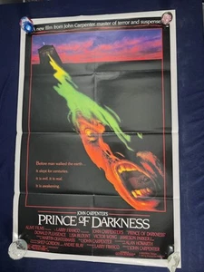 VTG ~ PRINCE OF DARKNESS ORIGINAL 27x41 MOVIE POSTER JOHN CARPENTER 1987 Horror - Picture 1 of 8