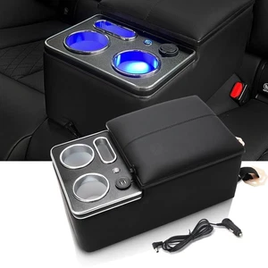 Upgrade Center Console Organizer with Cup Holder& Phone Holder for Car & Van ... - Picture 1 of 7