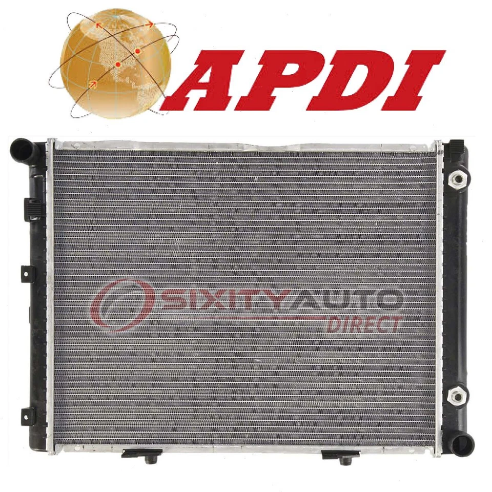 APDI Radiator for 1984-1993 Mercedes-Benz 190E - Cooler Cooling Antifreeze yq Foto 1 de 4