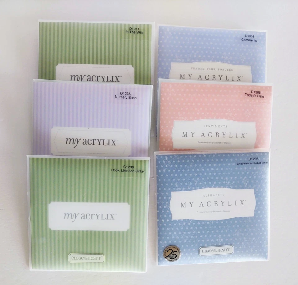 Close To My Heart - My Acrylix 印章套装。  轻轻使用。   您可以选择标题。 — 第 1/1 张图片