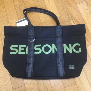 Seasoning Porter Edifice Custom Tote Bag Large Capacity Black Gebraucht - Bild 1 von 4
